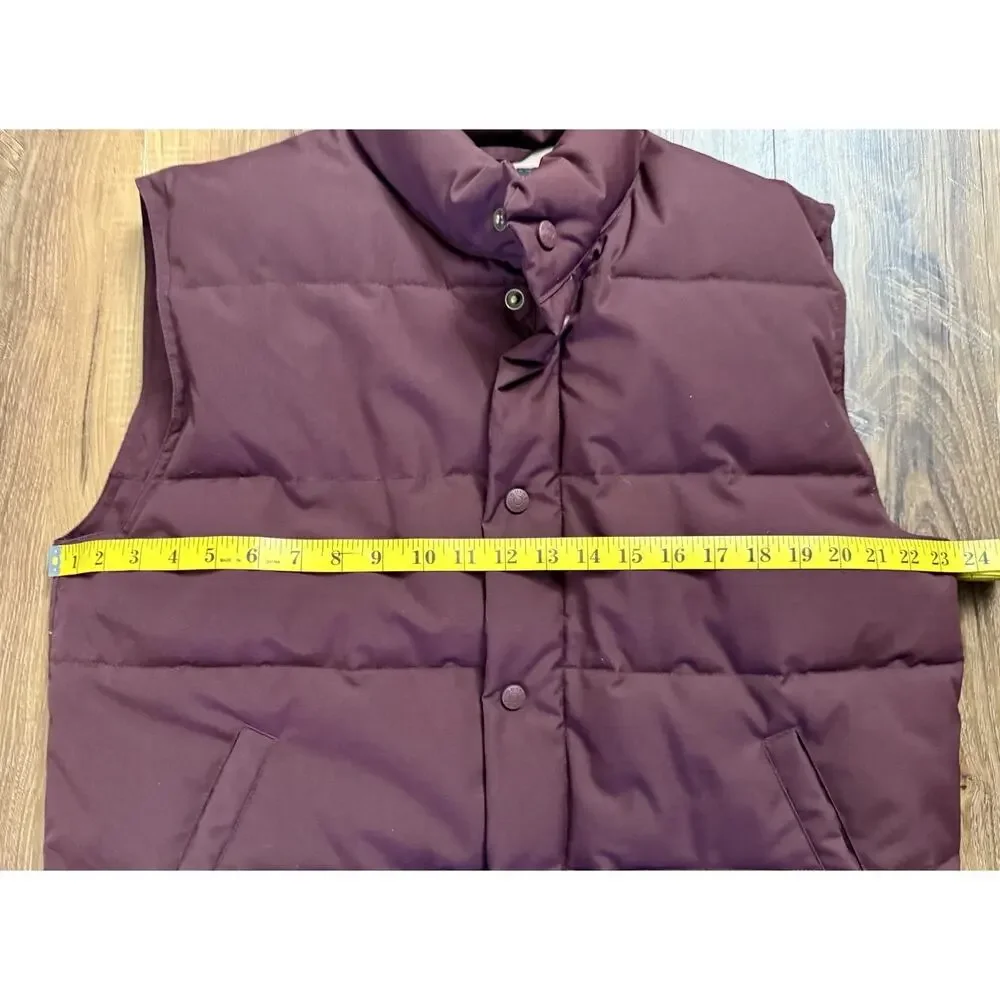 Field Tested Guide Gear Puffer‎ Vest Size M Outdoors Camping Hiking, Maroon EUC